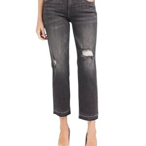 Kut from the Kloth Black Straight Leg Jeans